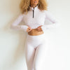 Long Sleeve Activewear Set Top and Leggings