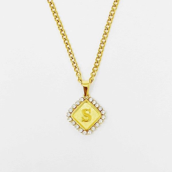 Aztec Delight Initial Necklace