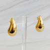 Statement Hollow Teardrop Stud Earrings