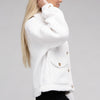 Cozy Sherpa Button-Front Jacket