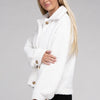 Cozy Sherpa Button-Front Jacket